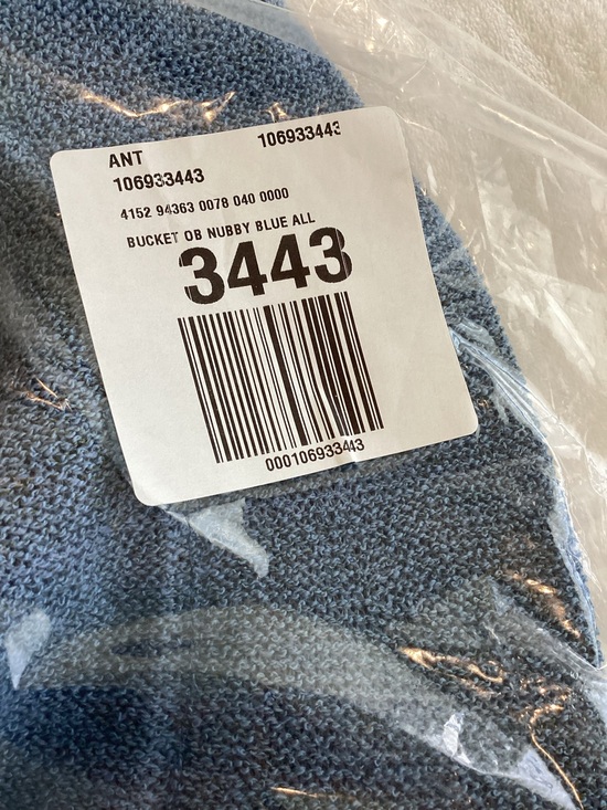Anthropologie Nubby Bucket Hat Summer Hat New Denim Blue